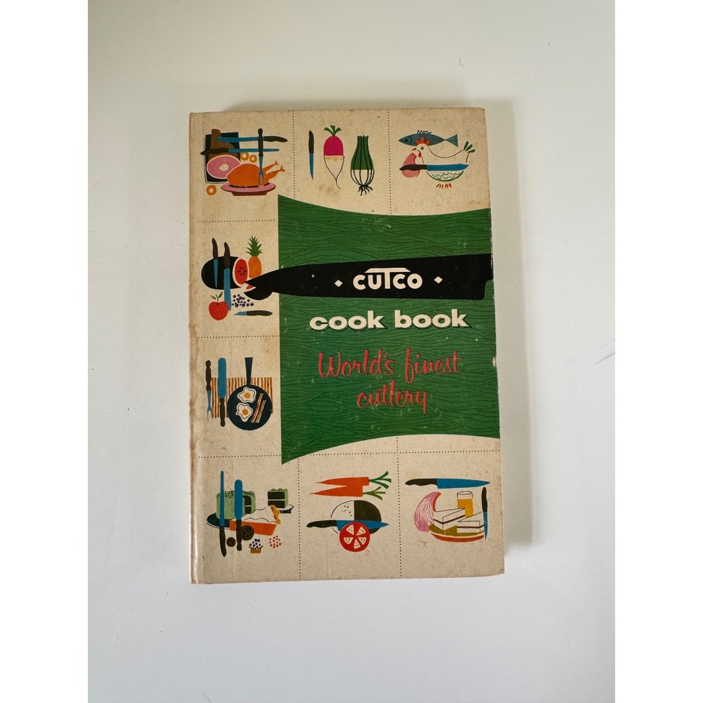 Vintage Cutco Cook Book Wear-Ever Aluminum Mid-Century Retro Illustrations